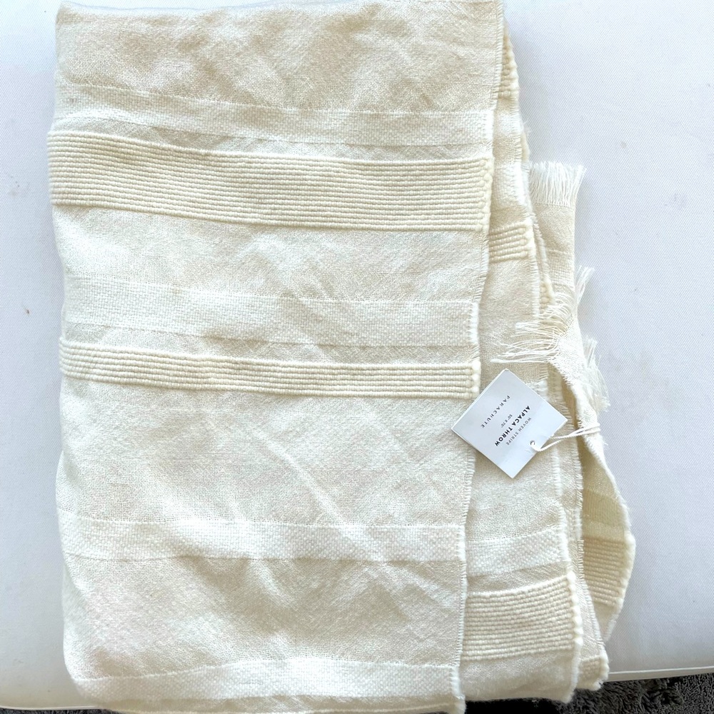 Parachute Alpaca throw